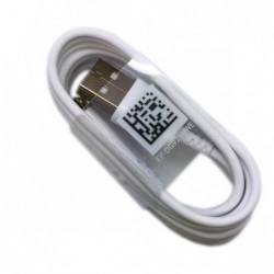 USB kabelis originalus Samsung G920/G925 S6/S6 Edge microUSB (EP-DG925UWE) baltas (1,2M)