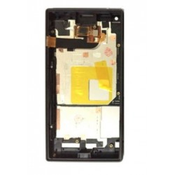 Ekranas Sony E5803/E5823 Xperia Z5 Compact su lietimui jautriu stikliuku su remeliu juodas originalus (used Grade B)