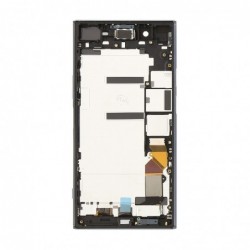 Ekranas Sony G8141 Xperia XZ Premium su lietimui jautriu stikliuku su remeliu juodas originalus (used Grade C)