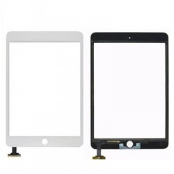 Lietimui jautrus stikliukas iPad mini 3 baltas HQ