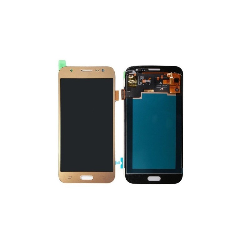 Ekranas Samsung J500 J5 su lietimui jautriu stikliuku auksinis originalus (service pack)