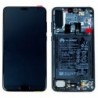 Ekranas Huawei P20 PRO su lietimui jautriu stikliuku ir remeliu ir baterija Twilight originalus (service pack)