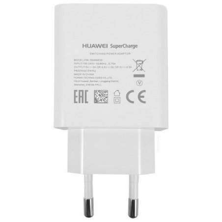Ikroviklis originalus Huawei USB SuperCharge (HW-100400E00) 4A baltas
