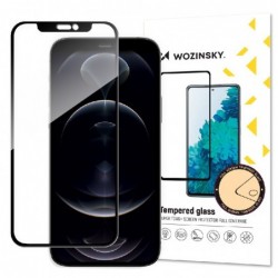 LCD apsauginis stikliukas "Wozinsky 5D Full Glue" Apple iPhone 13 Mini pritaikytas deklui juodas