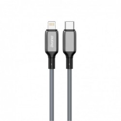USB kabelis Dudao (L5H) "USB-C (Type-C) to Lightning Cable" (65W QC3.0) pilkas 1M