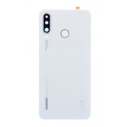 Galinis dangtelis Huawei P30 Lite/P30 Lite New Edition 2020 baltas (Pearl White) 48MP originalus (used Grade C