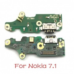 Lankscioji jungtis Nokia 7.1 ikrovimo kontakto su mikrofonu HQ