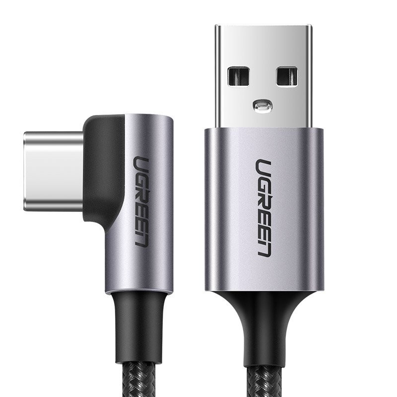 USB kabelis Ugreen (50941) type-C 1m (3A) sidabrinis