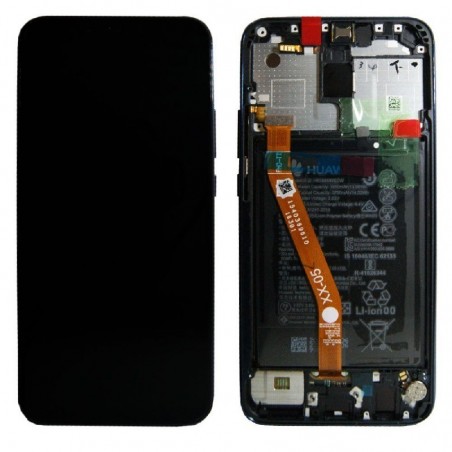 Ekranas Huawei Mate 20 Lite su lietimui jautriu stikliuku ir remeliu juodas originalus (used Grade B)
