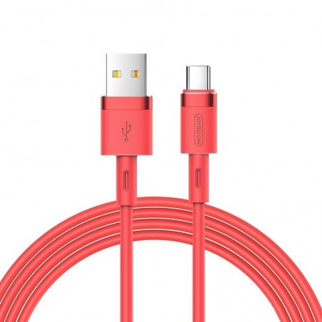 USB kabelis JOYROOM (S-1224N2) type-C (2.4A) 1.2m raudonas