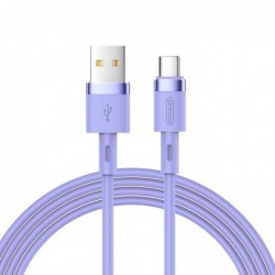 USB kabelis JOYROOM (S-1224N2) type-C (2.4A) 1.2m violetinis