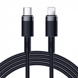 USB kabelis JOYROOM (S-1224N9) "USB-C (Type-C) to Lightning Cable" (2.4A 20W 1.2m) melynas