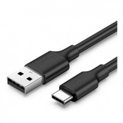 USB kabelis Ugreen type-C 1.5m (3A) juodas