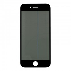 LCD stikliukas Apple iPhone 8 / SE 2020 su rėmeliu ir OCA + poliarizuota juodas OEM