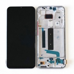 Ekranas Xiaomi Mi 10 Lite 5G su lietimui jautriu stikliuku su remeliu Gray/Tarnish originalus (service pack)