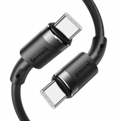 USB kabelis JOYROOM (S-1230N9) "USB-C (Type-C) to USB-C (Type-C)" (3A 60W 1.2m) juodas