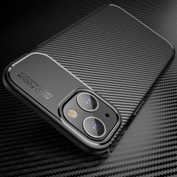 Dėklas Vennus Carbon Elite Samsung A22 5G A226 juodas