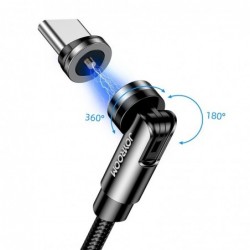 USB kabelis JOYROOM (S-1224X2) Magnetic Type-C (2.4A) 1.2m juodas