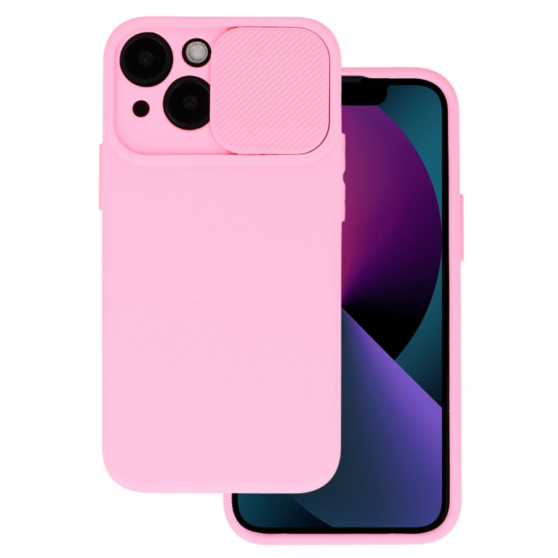 Dėklas Camshield Apple iPhone 12 Pro Max šviesiai rožinis
