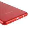 Galinis dangtelis Samsung A125 A12 raudonas (su kameros stikliuku) OEM