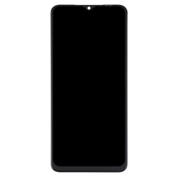 Ekranas Samsung A226 A22 5G su lietimui jautriu stikliuku juodas OEM