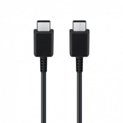 USB kabelis originalus Samsung "USB-C (Type-C) to USB-C (Type-C)" (EP-DW767JBE) juodas (1.8M)