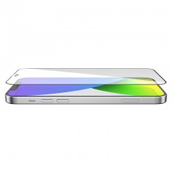 LCD apsauginis stikliukas Borofone BF3 5D Full Glue Apple iPhone 12 / 12 Pro juodas