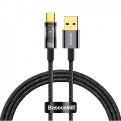 USB kabelis Baseus (CATS000201) type-C (100W) juodas 1M