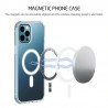Dėklas MagSilicone Apple iPhone 12 Pro MagSafe skaidrus
