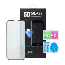 LCD apsauginis stikliukas "5D Full Glue" Apple iPhone 13 lenktas juodas