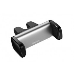 Automobilinis universalus telefono laikiklis Baseus (SUGP-0S) tvirtinamas ant ventiliacijos groteliu sidabrini