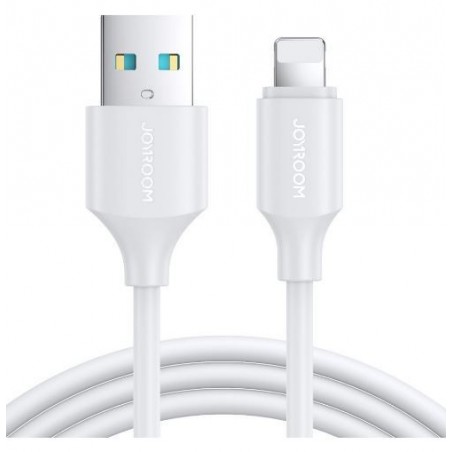 USB kabelis JOYROOM (S-UL012A9) lightning (2.4A) 2m baltas
