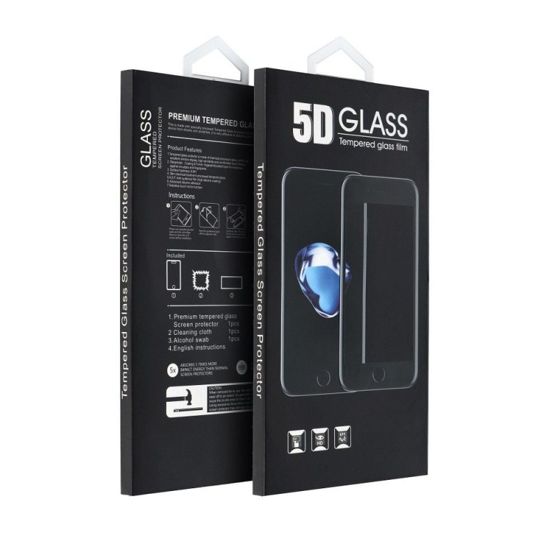 LCD apsauginis stikliukas "Privacy 5D Full Glue" Apple iPhone X / XS / 11 Pro lenktas juodas