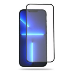 LCD apsauginis stikliukas Bestsuit Flexible Hybrid Glass 5D Apple iPhone 14 Pro pritaikytas dėklui juodas