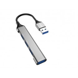 USB sakotuvas Dudao (A16B) USB to (1xUSB 3.0 3xUSB 2.0) juodas