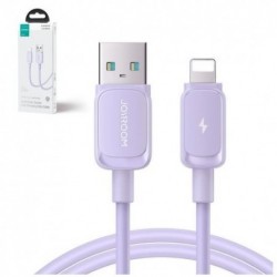 USB kabelis JOYROOM (S-AL012A14) lightning (2.4A) 1.2m violetinis