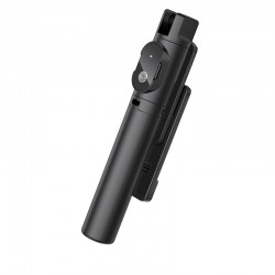 Asmenukių lazda Borofone BY8 Magic Fill Bluetooth su trikojo funkcija ir pulteliu juoda