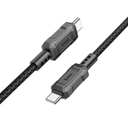 Kabelis HOCO Leader X94 USB Type C - Type C, PD, 60W, 1m, juodas