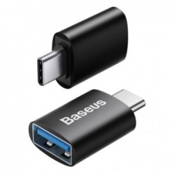 Adapteris BAESEUS (ZJJQ000001) is Type-C i USB (OTG) juodas