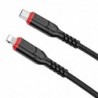 USB kabelis HOCO X59 "USB-C (Type-C) to Lightning" (20W) 2m juodas