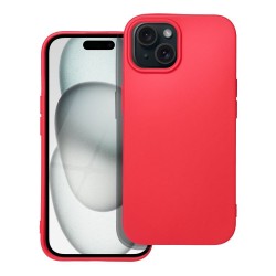 Dėklas Silicone Soft Apple iPhone 15 raudonas