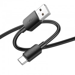 Kabelis HOCO X96 USB - Type C, PD, 27W, 1m, juodas