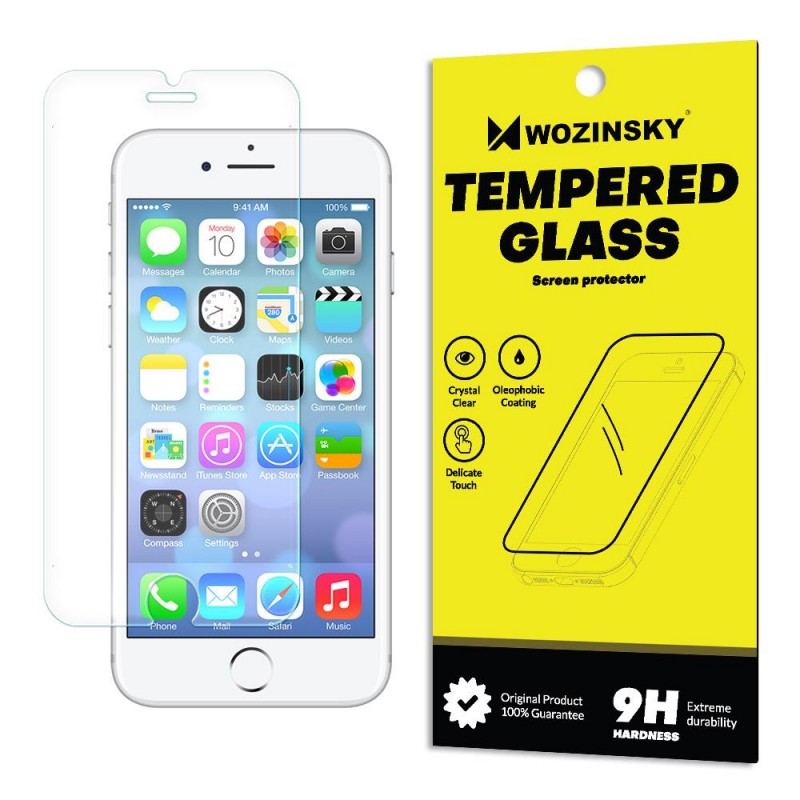 LCD apsauginis stikliukas Wozinsky 9H iPhone SE 2020 / 8 / 7 / 6S / 6