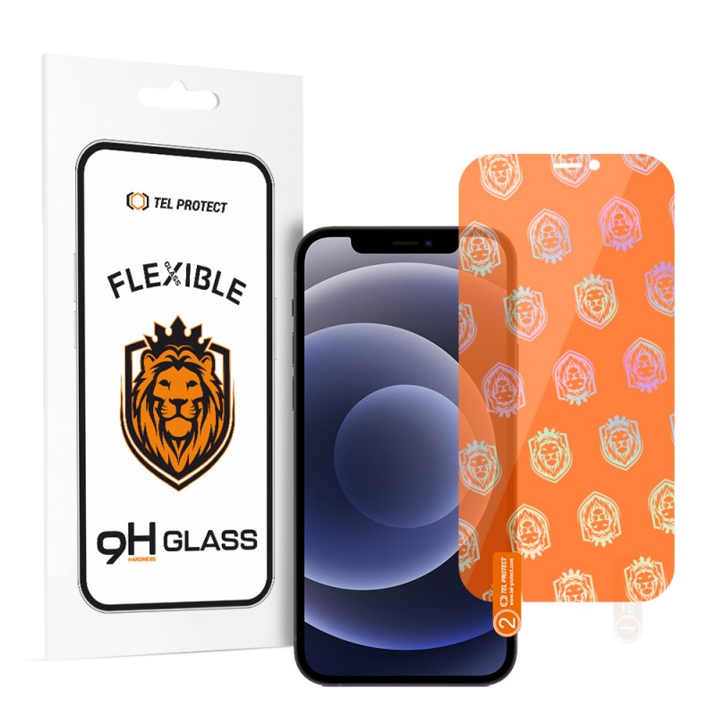 LCD apsauginis stikliukas Tel Protect Flexible Hybrid Glass Apple iPhone 13 Mini