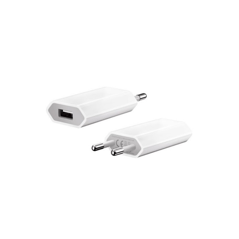 Įkroviklis Apple iPhone USB slim baltas (1A)