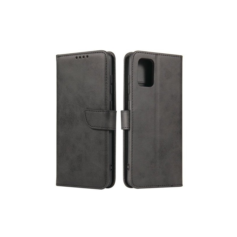 Dėklas Magnet elegant Samsung Galaxy A71 A715 juodas