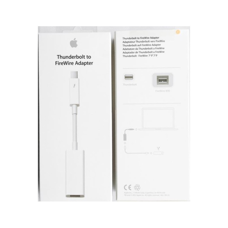 Adapteris Apple iš Thunderbolt į FireWire (A1463) originalus (used Grade A) pakuotėje