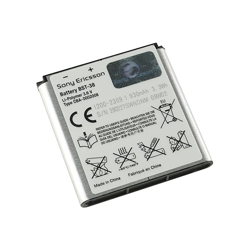 Akumuliatorius originalus Sony Ericsson BST-38 C902i/K850i/S500i/T303/W980i/Z780i 930mAh (used Grade
