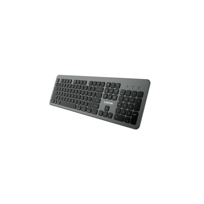 Belaide klaviatura Apple irenginiams CANYON Mac vers. Slim (ENG/RU) juoda