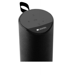 Bluetooth nesiojamas garsiakalbis CANYON CNS-CBTSP5 (MicroSD,AUX,BT V5.0,1200mAh) juodas
